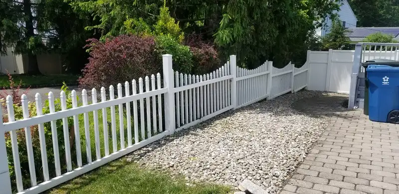 Ornamental fence installation project by Fencing By Excellence near Hazlet, Monmouth County NJ